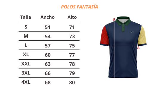 Polo Elástico Azul Marino