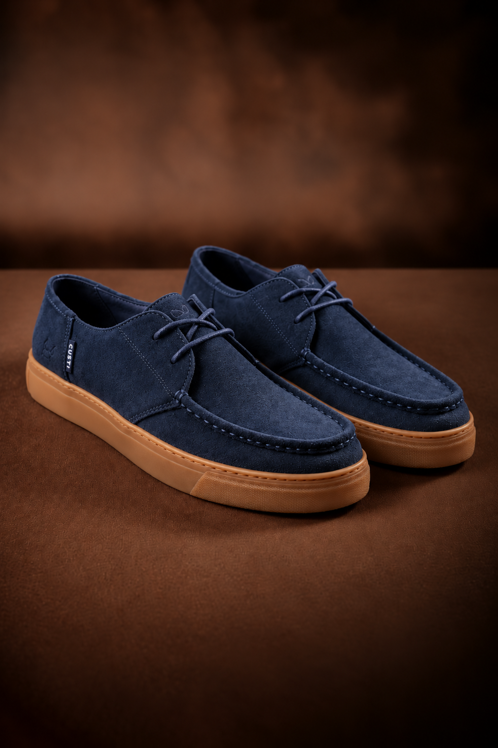 Zapato Serraje Azul Marino