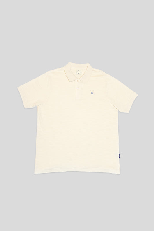 Polo Estructura Piqué Crema | Adrián
