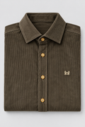 Camisa micropana verde kaki