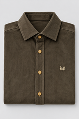 Camisa micropana verde kaki