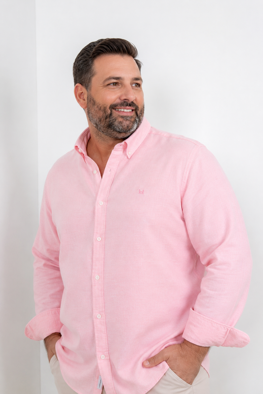 Camisa Lyocell Rosa | Aguadulce