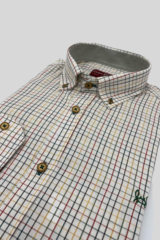 Camisa Villela Cuadro Verde | Almonte