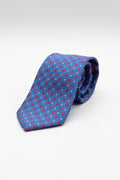 Corbata Indigo Circulo Rojo