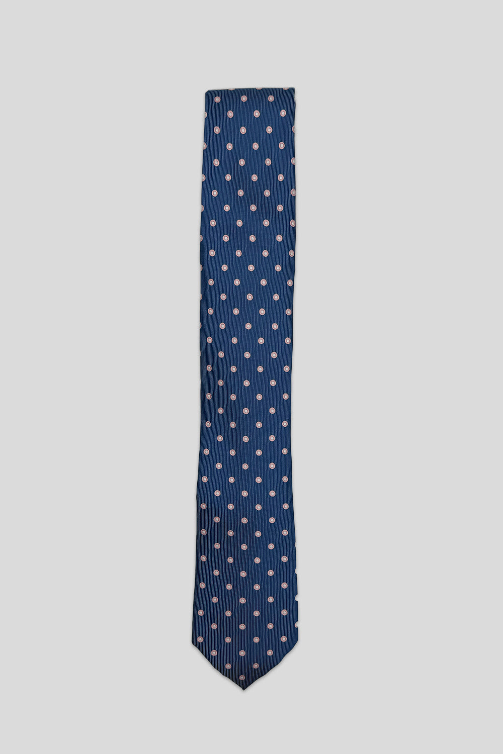 Corbata puntos azul