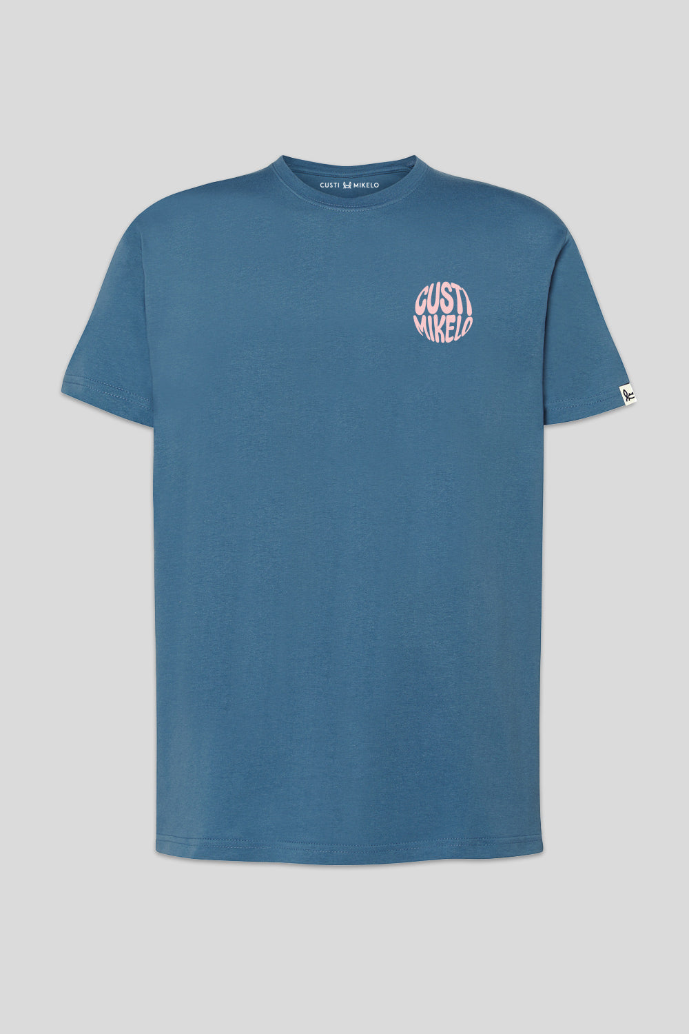 Camiseta Azul Marino Print Circle