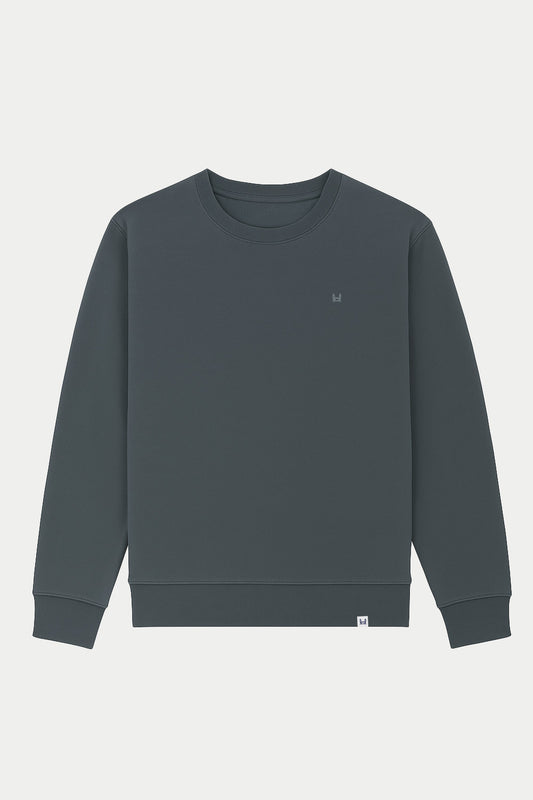 Sudadera Tacto Melocotón | Gris Ceniza