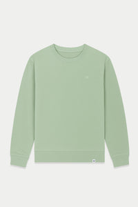 Sudadera Tacto Melocotón | Verde Manzana