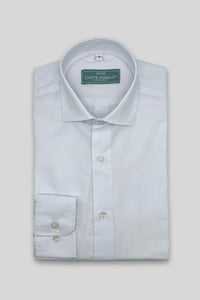 Camisa Vestir Microestructura Blanca | RW-03