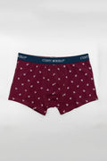 Boxer Anclas Granate