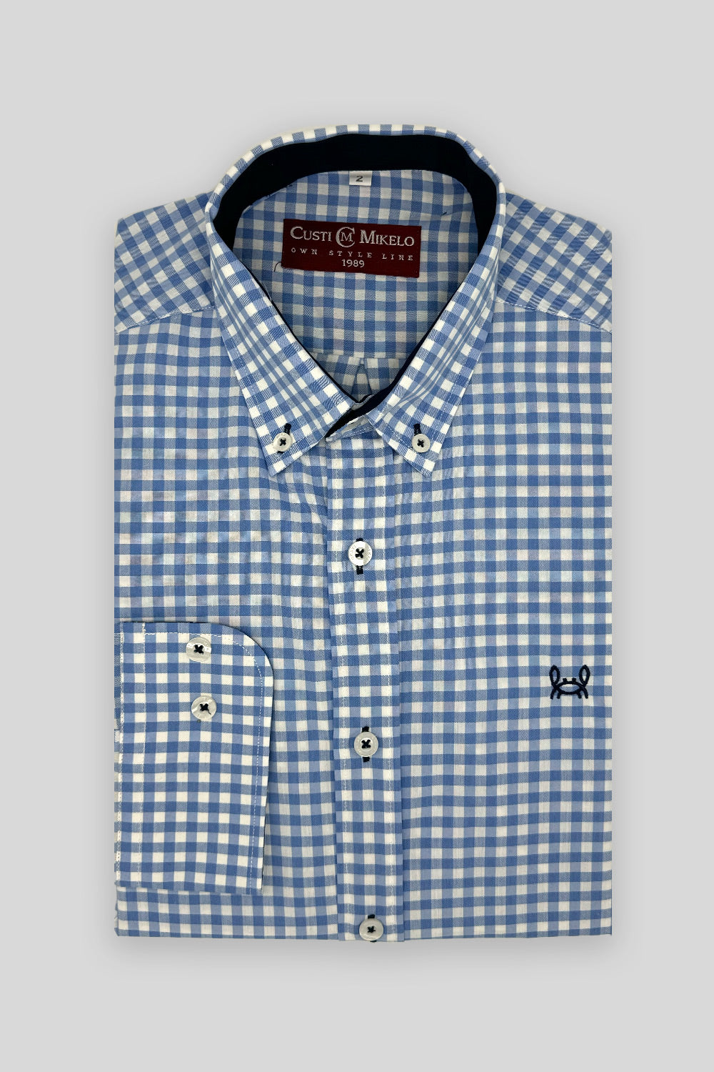 Camisa Cuadro Vichy Blue