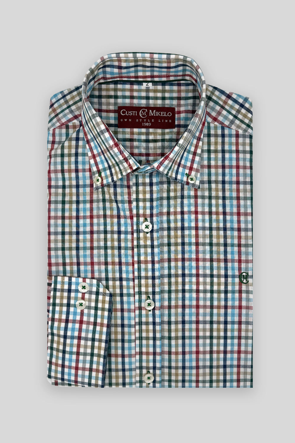 Camisa Cuadros Multicolor