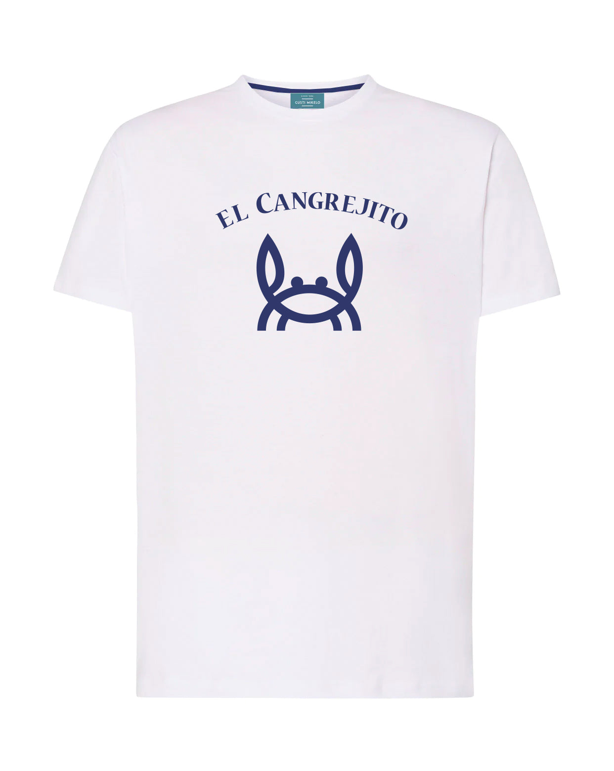 Camiseta cangrejito blanca/marino