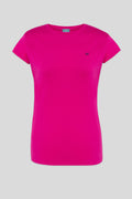Camiseta Chica Manga Corta Fucsia