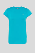 Camiseta Chica Manga Corta Turquesa