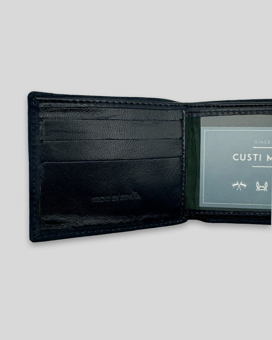 Cartera Piel España Marino Horizontal