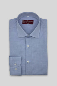 Camisa Vestir Azul Grisáceo