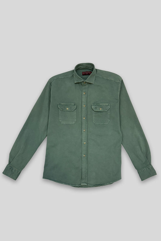 Chaqueta Algodón Lavada Verde | Cazorla