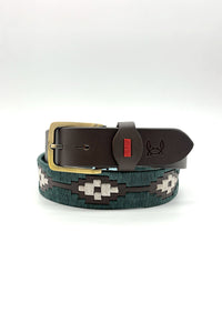 Cinturón piel argentino Botella Blanco | 88