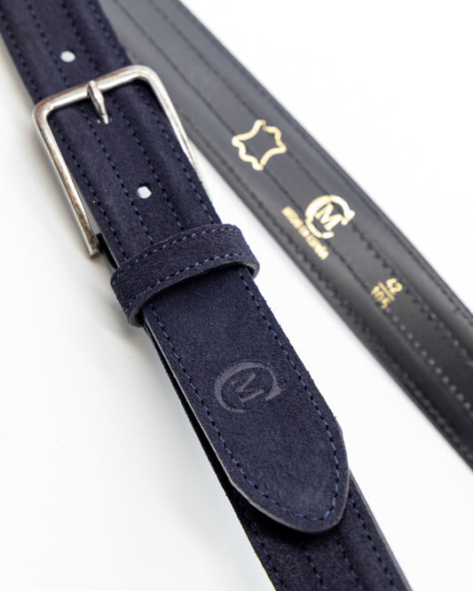 Cinturón piel marino