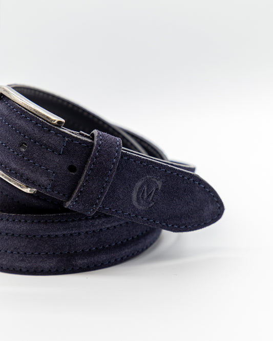 Cinturón piel marino