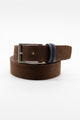 Cinturón piel marrón