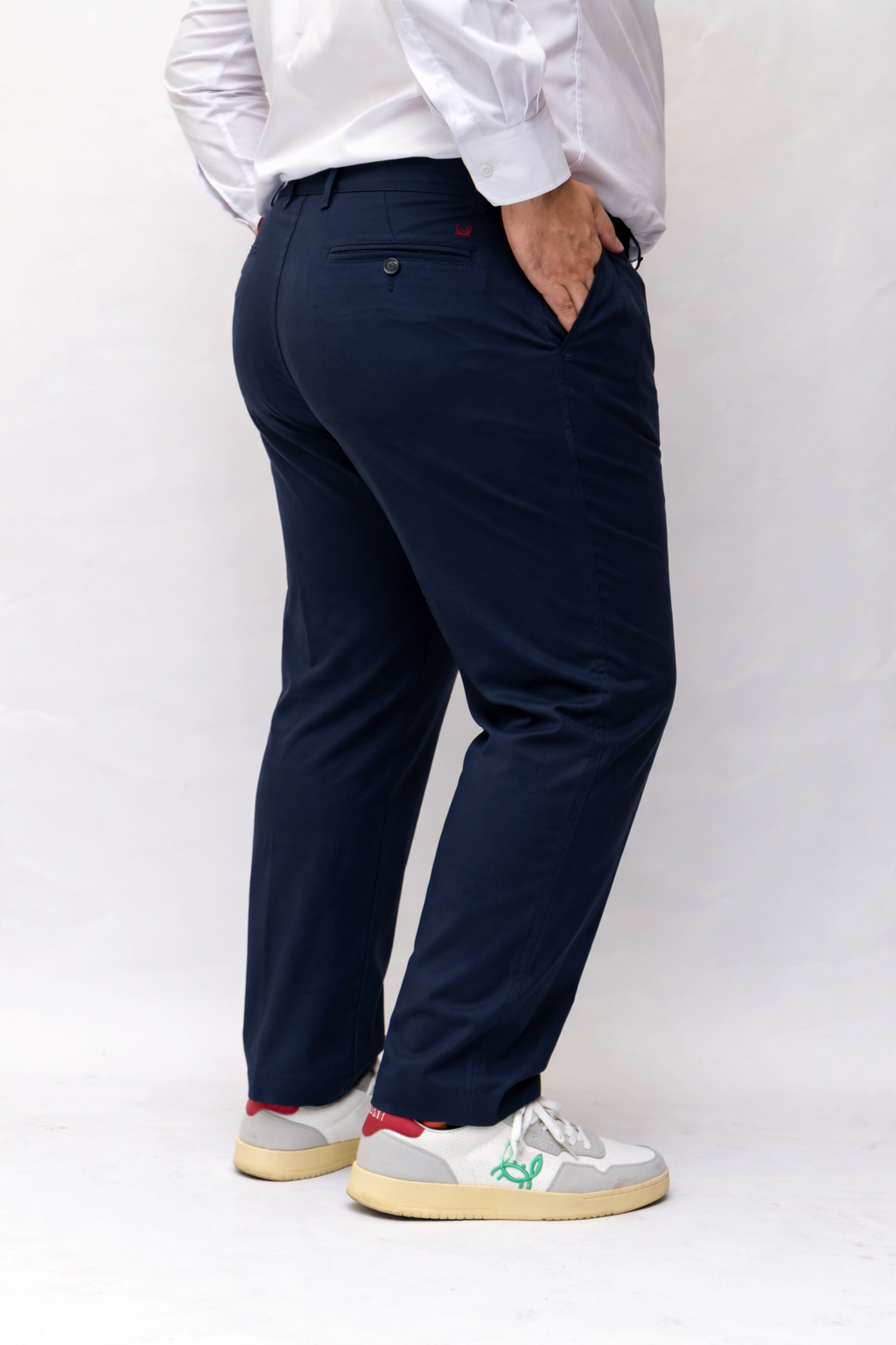 Pantalón Chino Fantasía Marino | Conde