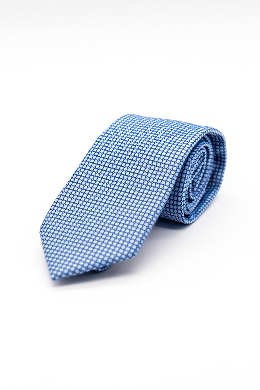 Corbata Circulos Celeste