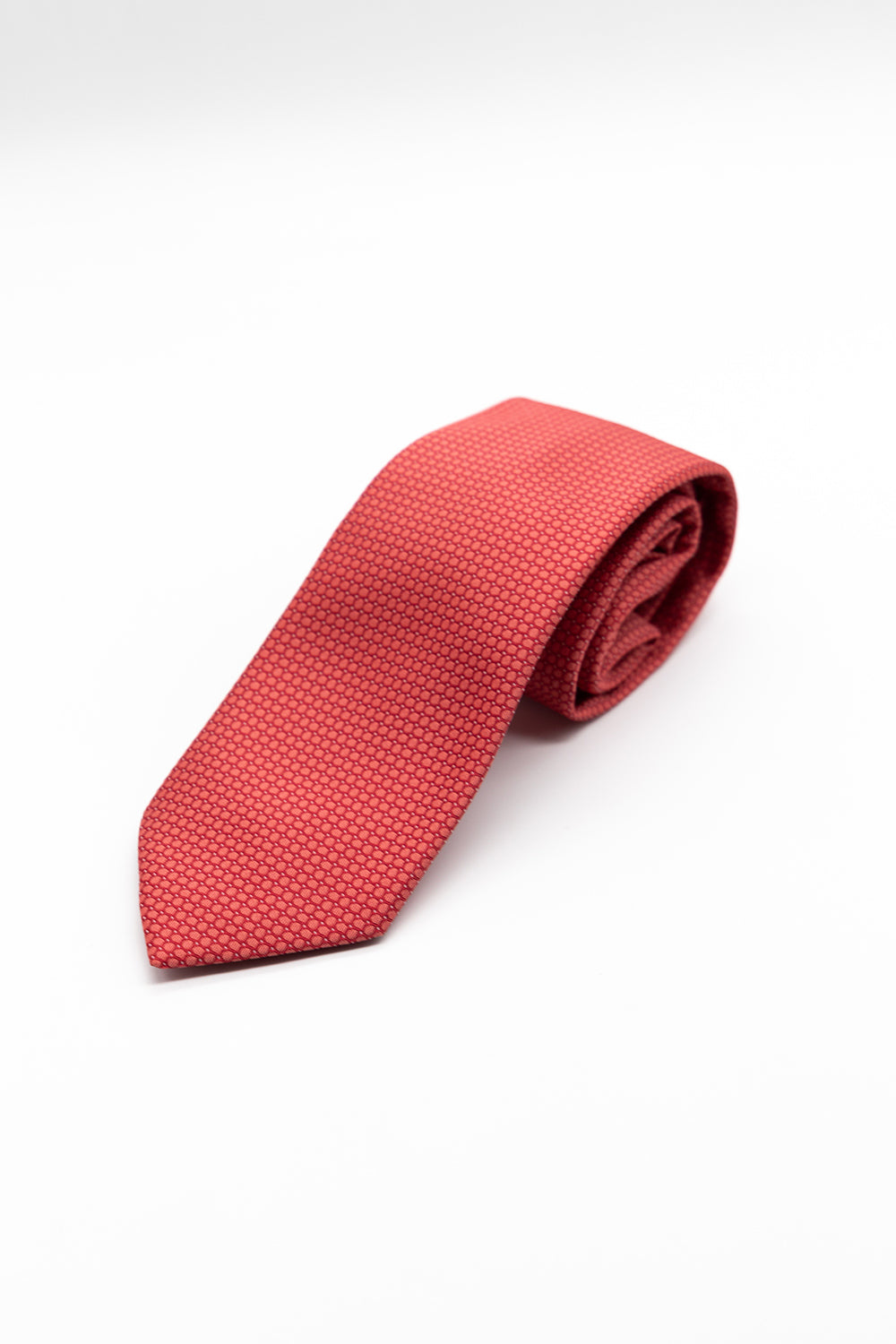 Corbata circulos roja