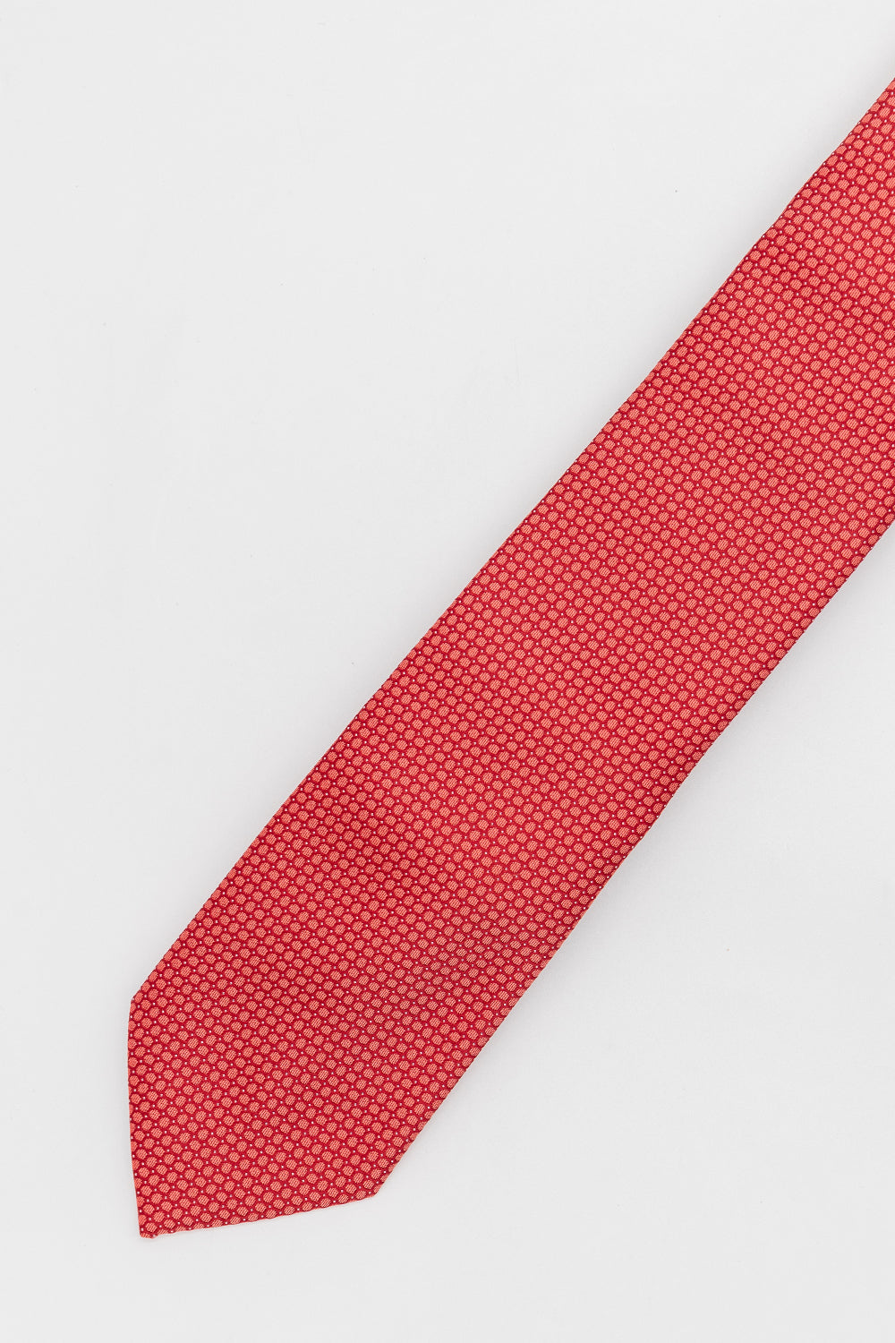 Corbata circulos roja