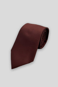 Corbata Lisa Burdeos