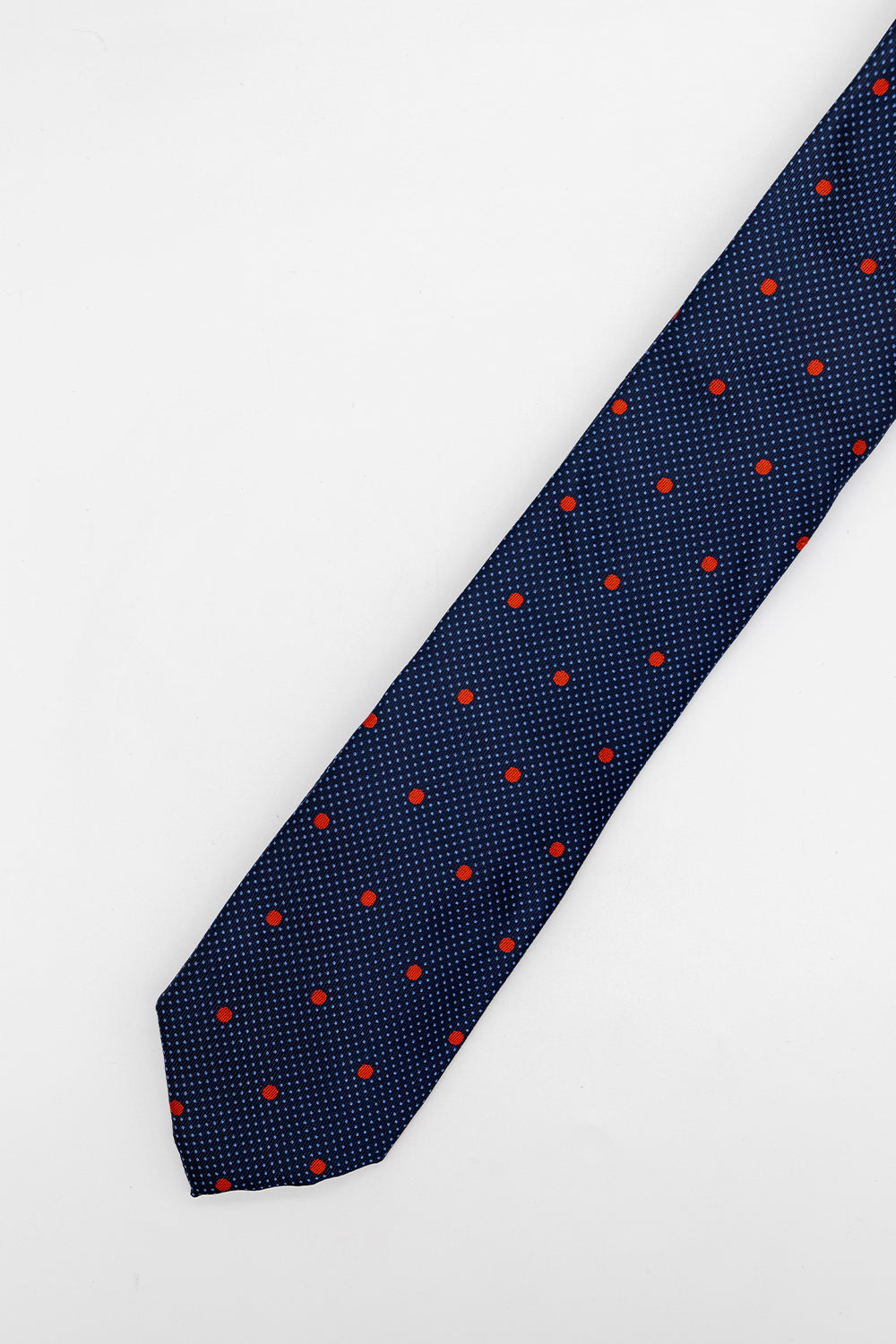 Corbata mini puntos rojos