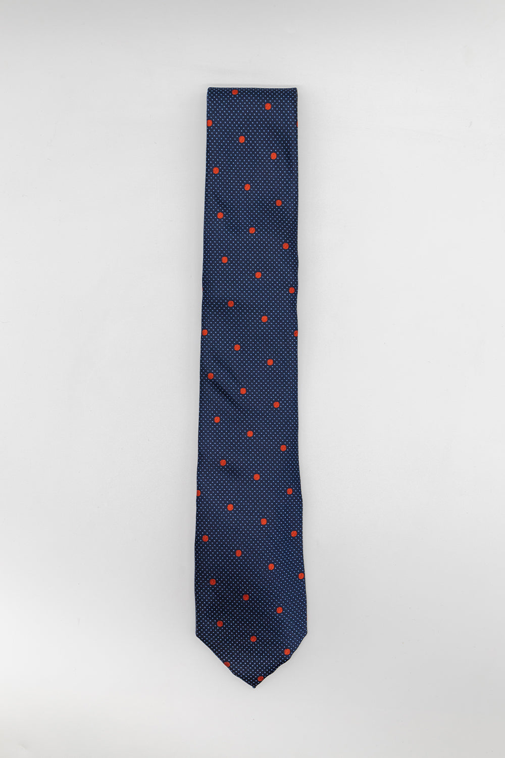 Corbata mini puntos rojos