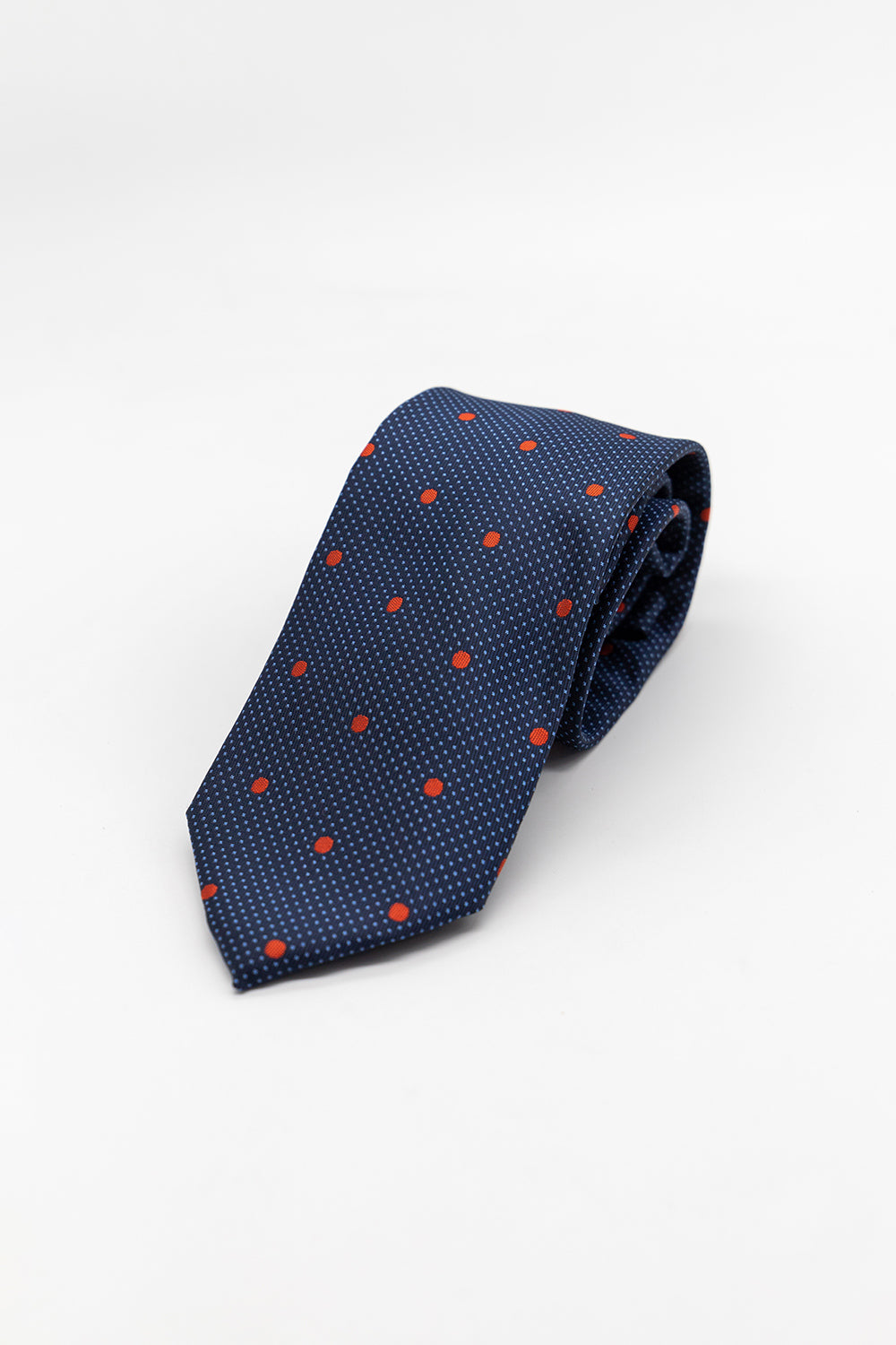 Corbata mini puntos rojos