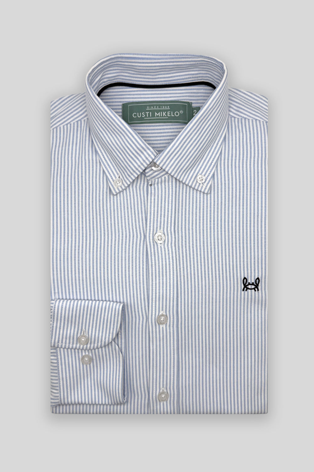 Camisa Rayas Oxford Celeste | Córdoba