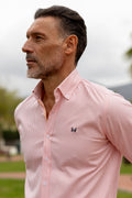 Camisa Rayas Oxford Naranja | Córdoba