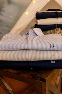 Camisa Rayas Oxford Azul Marino | Córdoba