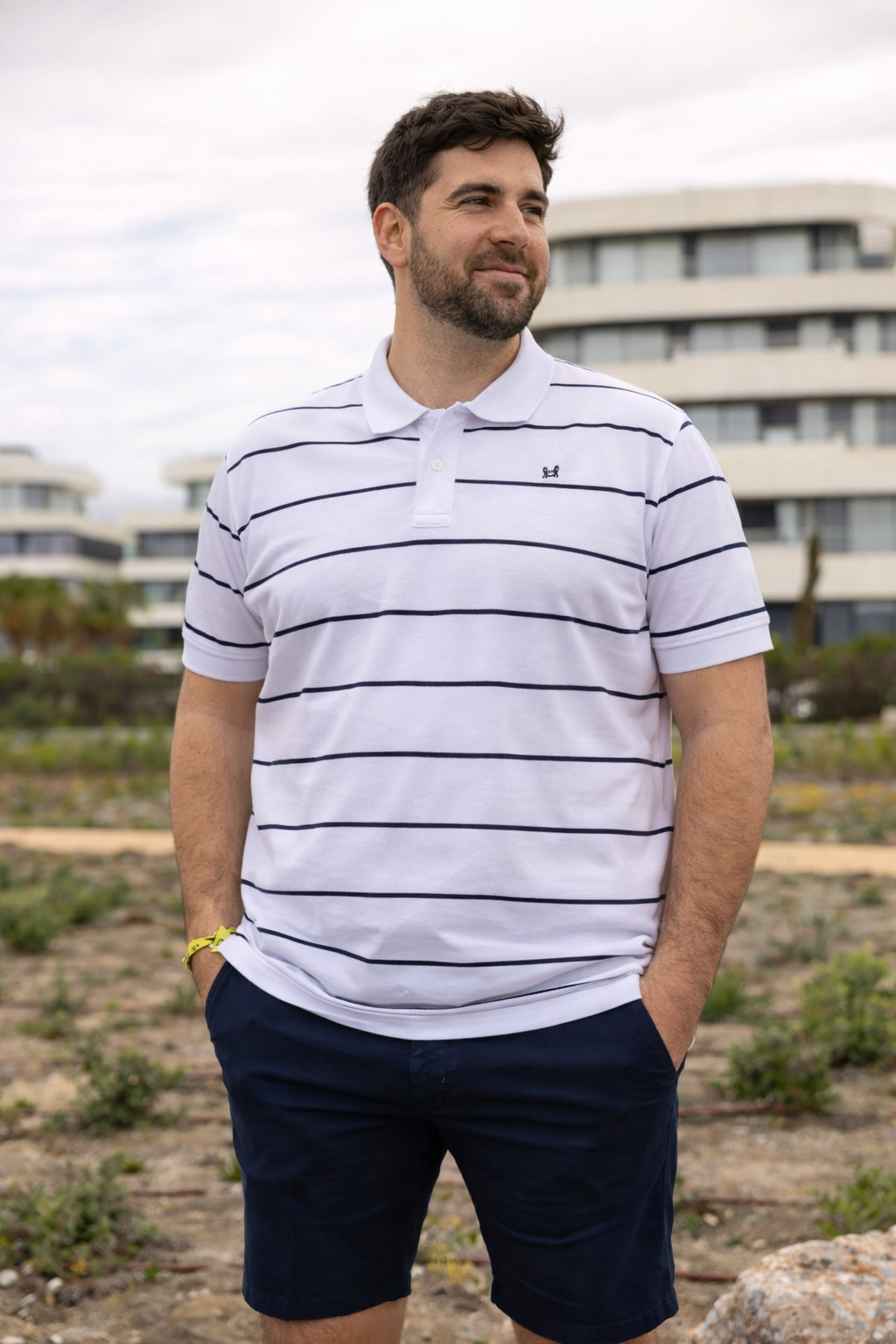 Polo Rayas Blanco | Cuba