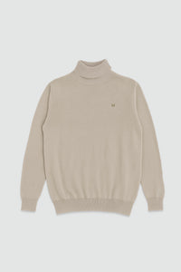 Jersey Cuello Alto Beige