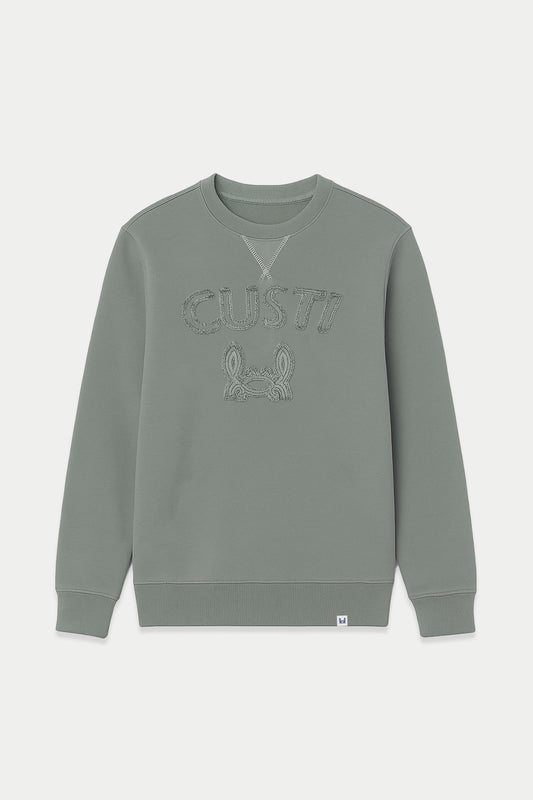 Sudadera Lavada Cangrejito Verde Kaki | Bari