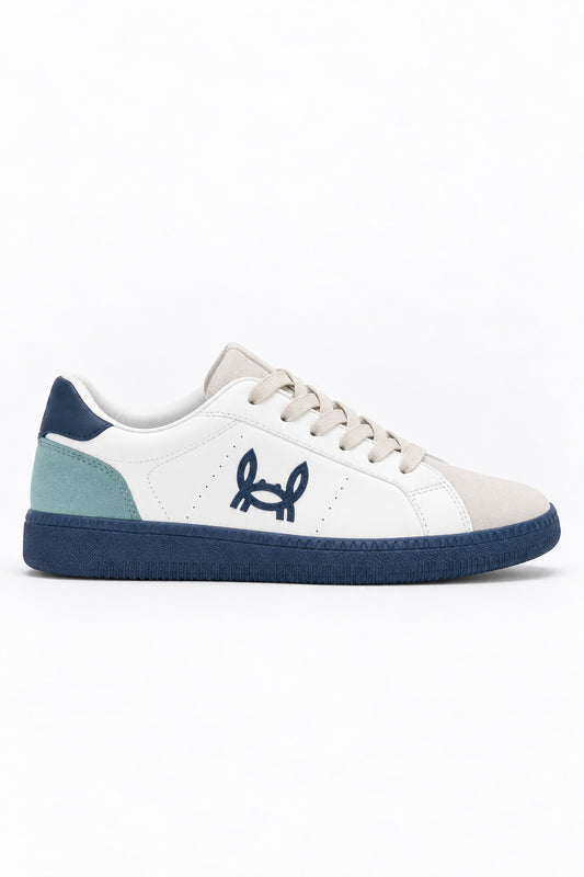 Sneakers Baja Piel Blanco | Duo
