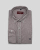 Camisa Granate Cuadrado Talla Grande