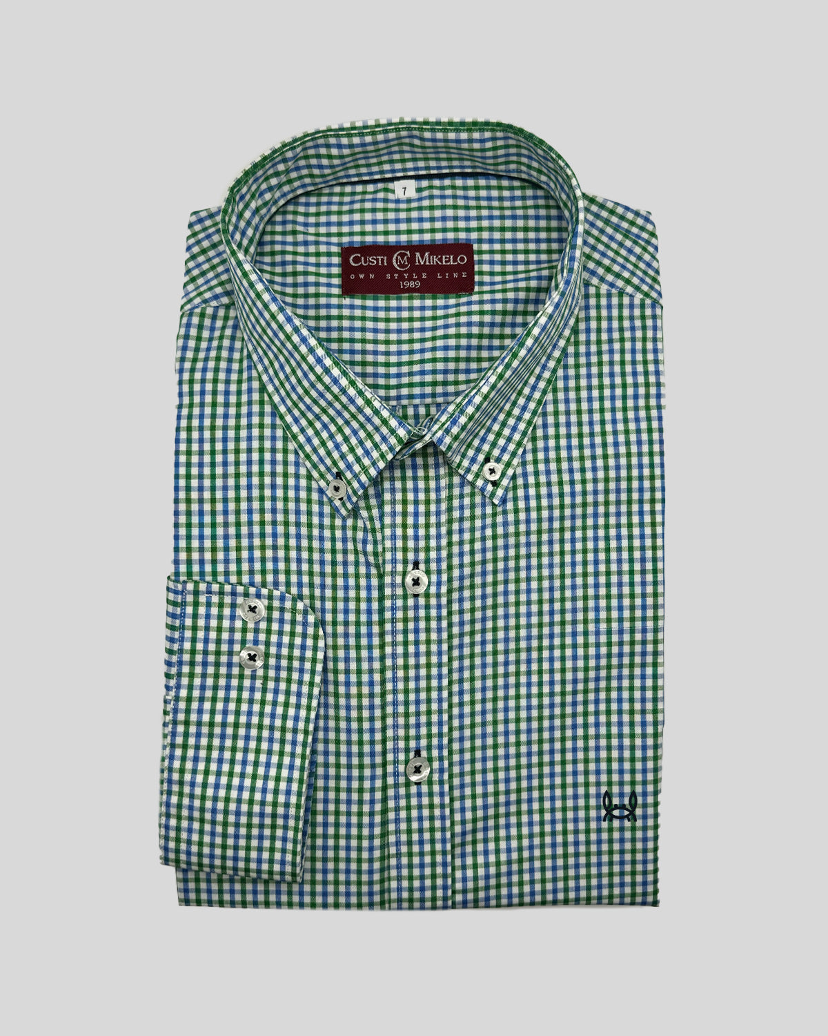 Camisa Cuadro Vichy Verde | TE