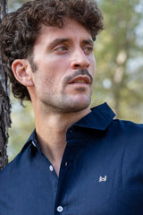 Camisa Estructura Marino