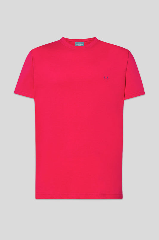 Camiseta básica fucsia