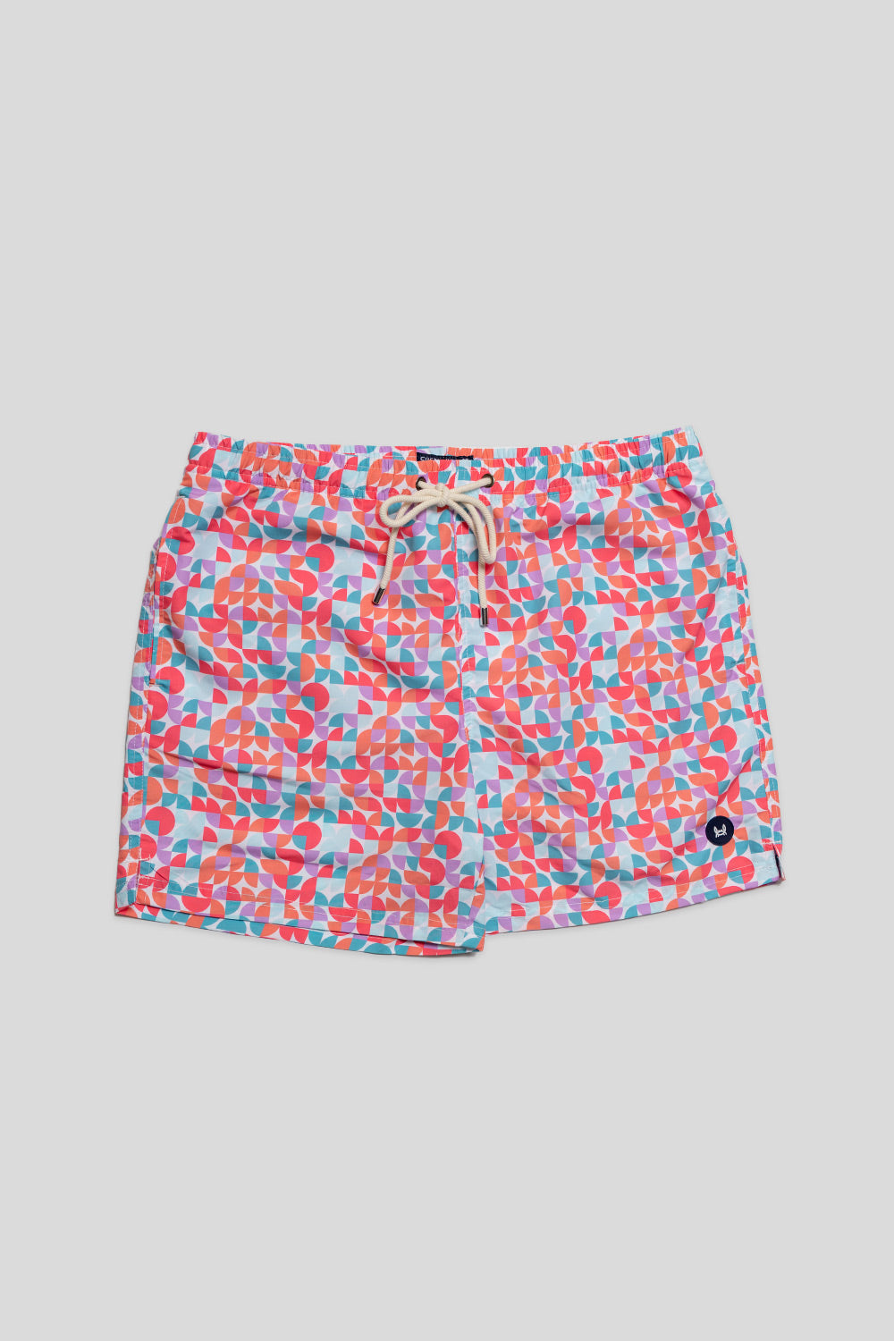 Bañador Geometrico Coral