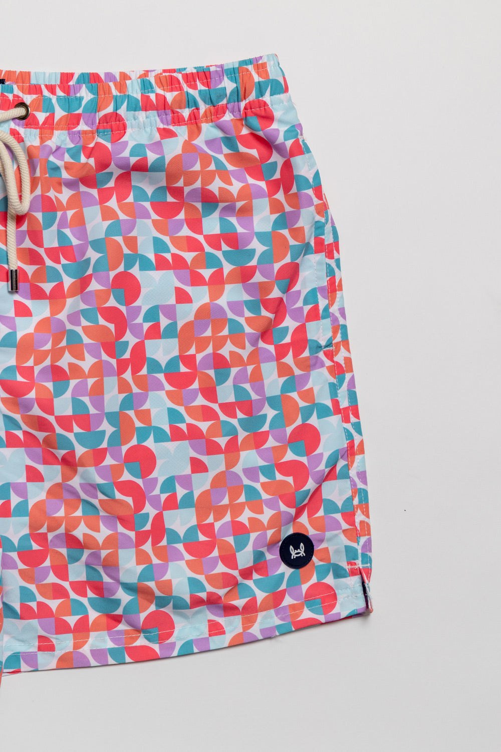 Bañador Geometrico Coral