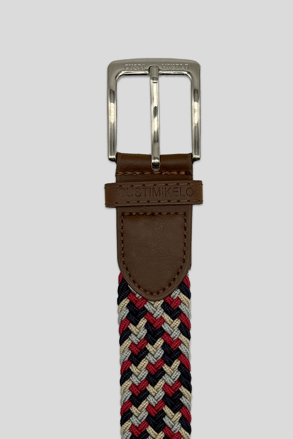Cinturón trenzado Multicolor