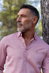 Camisa Estructura Granate | Jerez