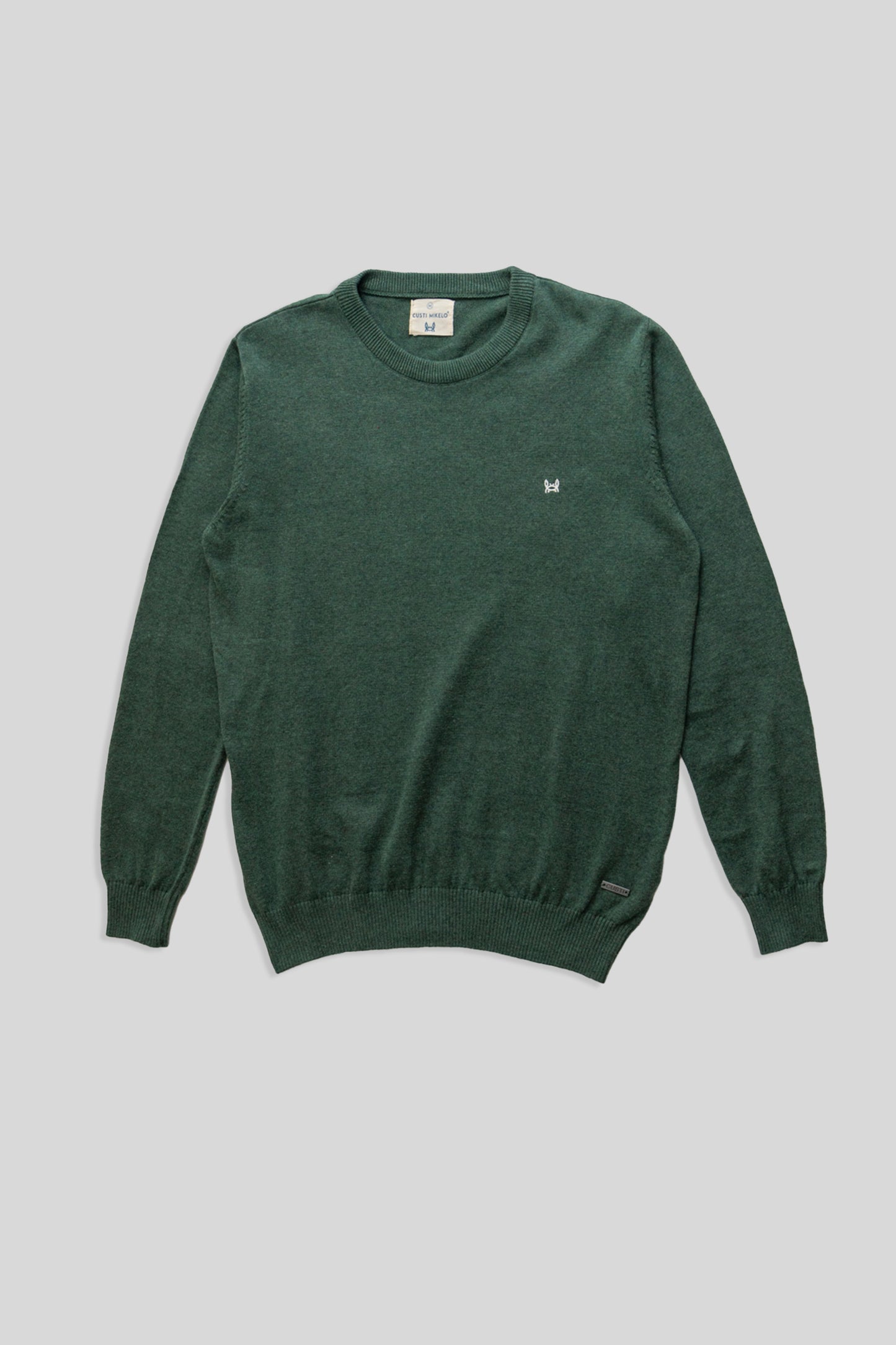 Jersey Básico Cuello Redondo Verde Césped